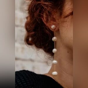 Elegant Pearl Drop Earrings